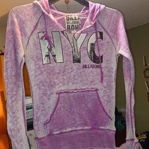2/$10 Or Price Marked Billabong Hooded V-neck Sz Small